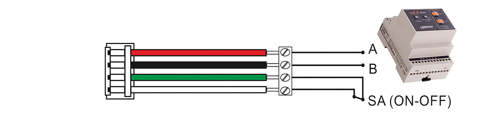 LA252 AANSLUITKIT (KABEL/CONNECTOR)  (Alleen voor gebruik voor STANDAARD modellen)